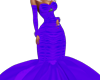 ha. Frills Gown Purple
