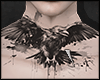 s. Neck Tattoo crow