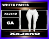 WHITE PANTS