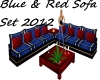 Blue & Blk Sofa Set 2012