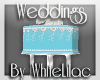 WL~ Aqua Wedding Cake