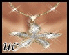 gold sand star necklace