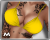 Yellow bra+tattoo