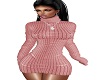 PINK TIGHT L SLEEVE DRES