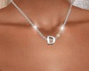 "D" Silver Necklaces