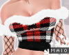 christmas | fishnet top