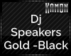 MK| Dj speakers gold