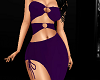 Kylie Dark Purple Dress
