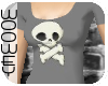 [W0] LongGreySkullShirt