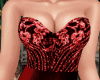 Busty Red Gown
