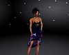 rose purple bubble dress