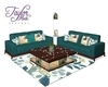 peacock couch set