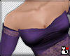 *Silk Lace Top purple