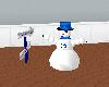 Blue Snowman animated