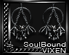 Black Bat Earrings