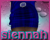 Cobalt Plaid Skirt
