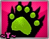 ~Y~Lime Cat paw gloves