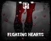 *R* Dark floating hearts