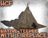 HCF Native Teepee + Fire