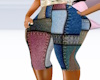 Patchwork Knee Pants