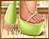 🌼 Spring Green Heels