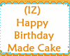 Happy Birthday Made Cake
