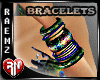 [R] Peacock Bracelets