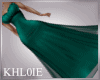 K Gale Green gown