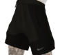 black nk shorts + tattoo