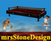 *MS* Coffee table bl/red
