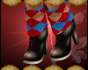 [E]WinterBoots/Socks Red
