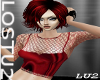 Red Fish Net Top