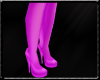 Slik stockings Purple
