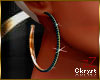 cK Earrings Diamond Onix