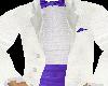 White - Purple Tuxedo
