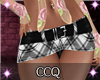 [CCQ]Jackie Plaid Skirt
