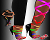 CH Rainbow Heels Black