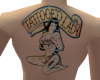 Back Tattooed Lady Tat