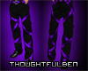 .TB. Purple  'X' Trouser