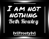 I Am Not Nothing