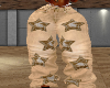Brown Faded Baggy Jeans