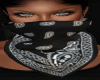 Bandanna Face M/F Black