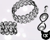 CK* Black Lady Jewel Set
