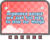 :C: Organized