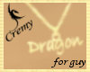 ¤C¤ Gold Dragon Necklace