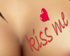 kiss me tattoo