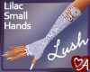 .a LUSH Fingerless Lilac