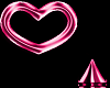 FM Hot Pink Heart Collar