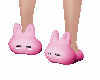 Kids Pink Bunny Slippers