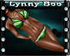 Xmas Bikini Green